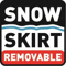 Snowskirt removable