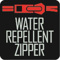 Water-repellent zipper