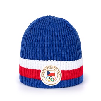 Pletená zimní čepice z olympijské kolekce RAŠKOVKA 2